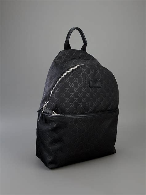 gucci black monogram backpack|gucci monogram duffle bag.